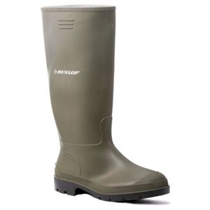Bottes De Travail Mi-mollet Delta Plus - Taille 45, Vert, Caoutchouc Imperméable, Neuves Emballées