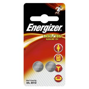 PILES Energizer Pile 'bouton' LR43 (pack de 2)
