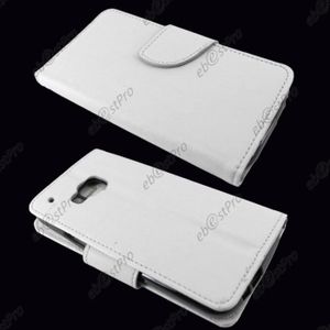 HOUSSE - ÉTUI ebestStar® Housse portefeuille HTC One M9, Blanc +