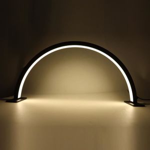 PatriPain-Lampe de bureau LED demi-lune avec anneau en diamant, 30 pouces,  40W, lampe de table pour ongles, manucure, salon de tatouage, cils, N64.Art  - AliExpress
