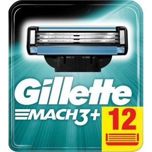 LAME DE RASOIR SEULE Gillette Mach3 Lames de Rasoir pour Homme/12 Recha