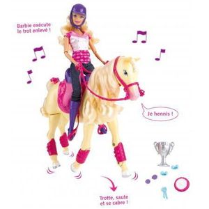 Barbie - BJX85 - Poupée - Barbie Et son Cheval Tawny - Cdiscount