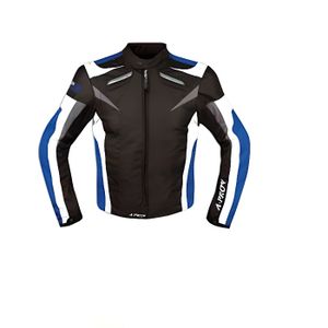 BLOUSON MANTEAU DE SPORT Moto CE Protections Textile Blou...