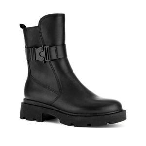 Bottines daim noir talon - Chaussure