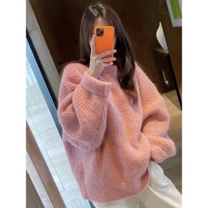 PULL Pull Femme - CHANDAIL - Doudou Rose - Manches longues - Automne/Hiver
