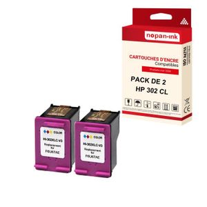 Cartouches D'encre Rechargées 302 XL Noir - Compatible HP Envy 4527 & Autres Modèles | Imprimantes Jet D'encre