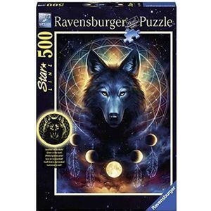 PUZZLE Puzzle Animaux Ravensburger 500 pièces - Loup Lumi