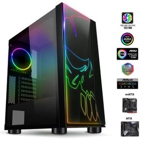 BOITIER PC  Boitier PC gamer Ghost one RGB EDITION 60 modes , 