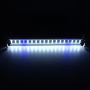 AQUARIUM Ywei 12W LED Éclairage Aquarium Lumière Lampe Pour 60-70cm Aquarium Blanc Bleu