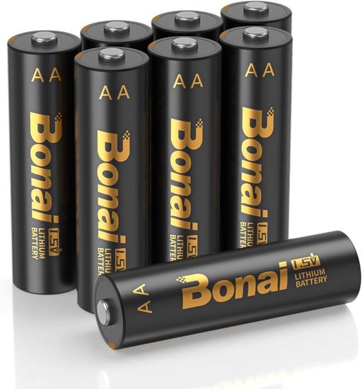 Pack De 16 Piles AA Lithium Nice Power - 1,5V, Haute Capacité 3000mAh, Non Rechargeables