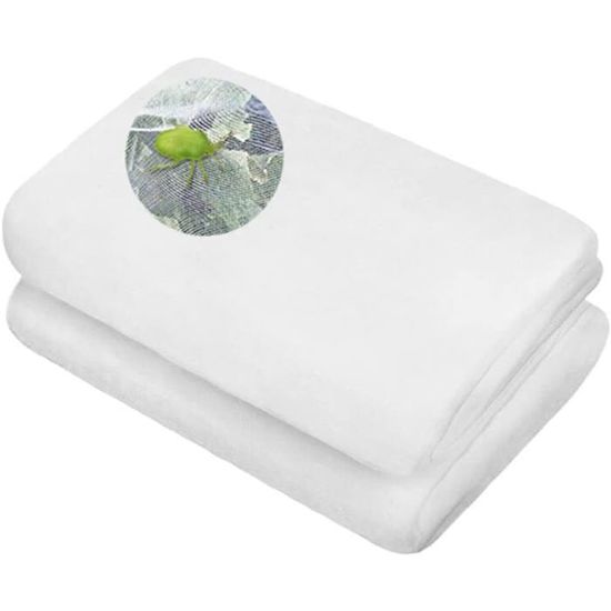 Filet Anti-Insectes Jardin 10 M X 2,5 M – Maille Fine 60 Mesh Protection Plantes Légumes Fruits (PE Haute Densité)