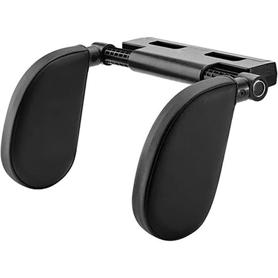 Cale Tête Enfant/Adulte ZOKOE Pour Voiture - Appui-Tête Réglable 360° - Mousse Mémoire Forme - Noir