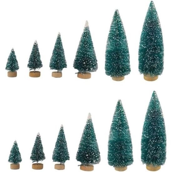 Lot De 5 Sapins écossais Multicolores – 20 Cm – Réalistes – Fabrication Allemande – Déco