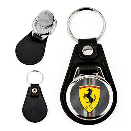 Porte-clés en fibre de carbone pour clé Ferrari, JoPendant