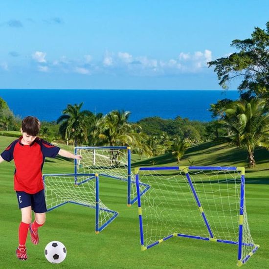 Cages de football Enfant But de Foot Jouet de Football avec Système de  Verrouillage Entrainement pour Enfant Jeu Exterieur-CHE - Cdiscount Sport