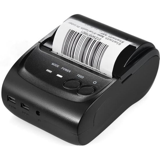 Acheter Mini-imprimante thermique Portable sans fil pour reçus  d'étiquettes, USB BT