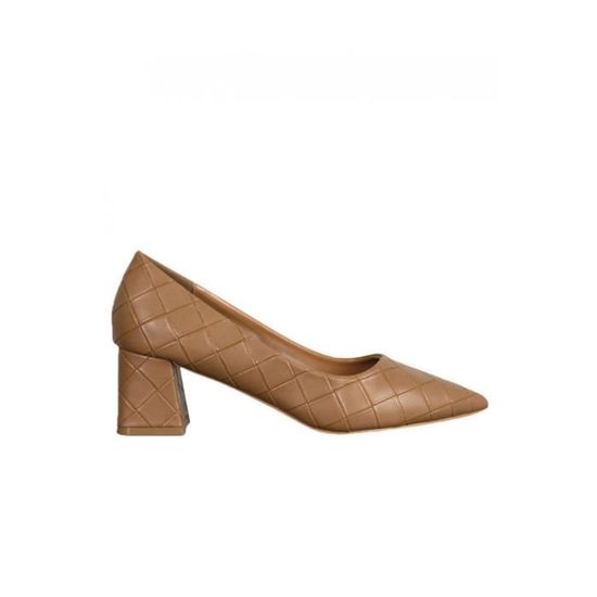 Chaussures élégantes Escarpins Rio Fiore - 8,5cm - Cuir Synthétique Confortable Talon Bloc
