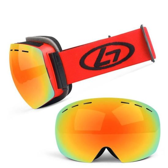 Masque De Ski/snowboard Unisexe RAVS - Protection UV-A, Pour Alpin Et Glacière, Style Sportif