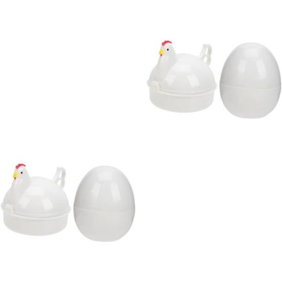 Set De 3 Supports à œufs En Silicone Pour Cuisson Vapeur - Compatible Four, Micro-ondes Et Lave-vaisselle