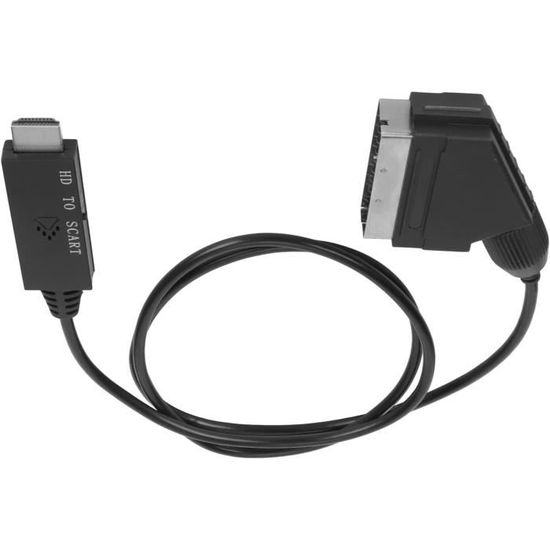 Convertisseur Péritel Vers HDMI – HD – Noir – Neuf (D2Diffusion)