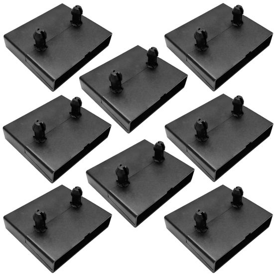 12 Embouts Pour Lattes De Lit 53mm - Embouts Clipsables Non Traversants - Fabrication Française - Pour Sommier, Canapé-lit, BZ