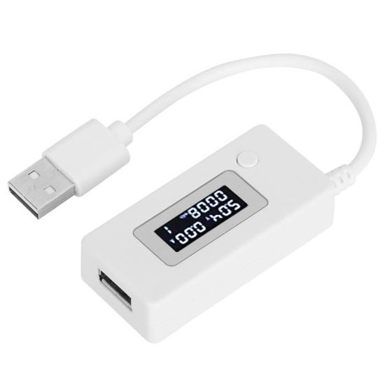 Testeur USB-C Avec écran LCD - Mesure Tension, Courant, Puissance, Compatible QC3.0/4.0