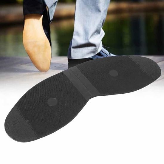 Semelles Extérieures En Caoutchouc Pour Talons Noir - 2 Paires Coussinets Antidérapants Résistants à L'Usure