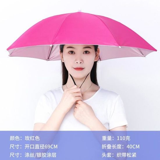 Sansheng Chapeau Parapluie De 66 Cm De Diamètre Pour Adultes