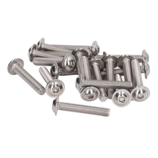 Lot De 10 Roulements à Douille à Bride 6,45 Mm Alésage - Bagues En Nylon Blanc