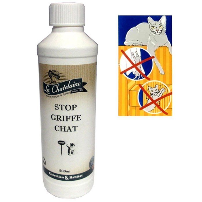 Stop griffe chat - Astuceo 21,5 cm Blanc