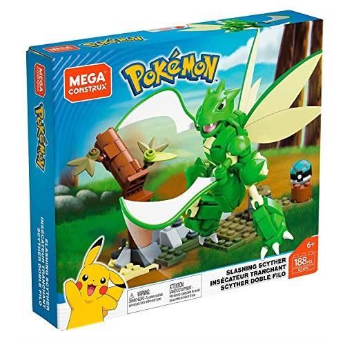 Mega Construx Pokemon Insécateur Tranchant, jeu de construction, 188 pièces, pour enfant dès 6 ans, GCN19 GCN19