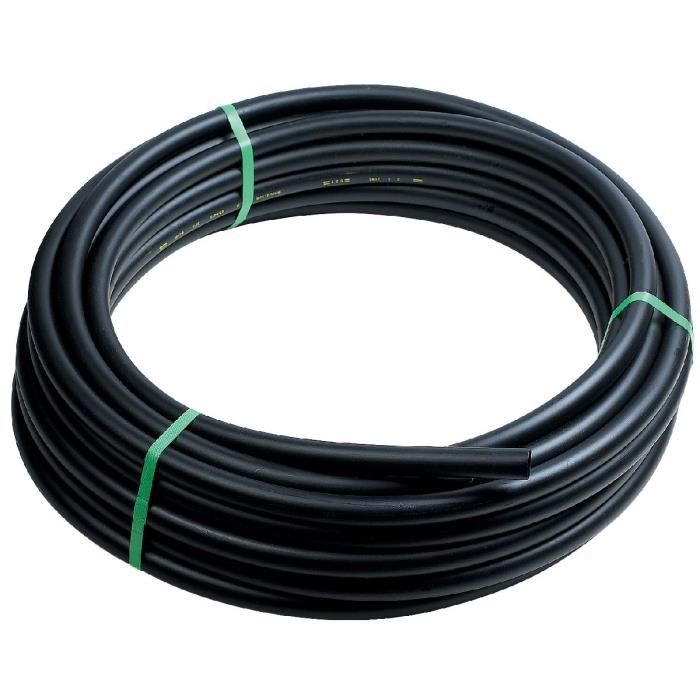 Tuyau polyéthylène basse densité 6 bar Cap Vert Diamètre ext 20mm L50m