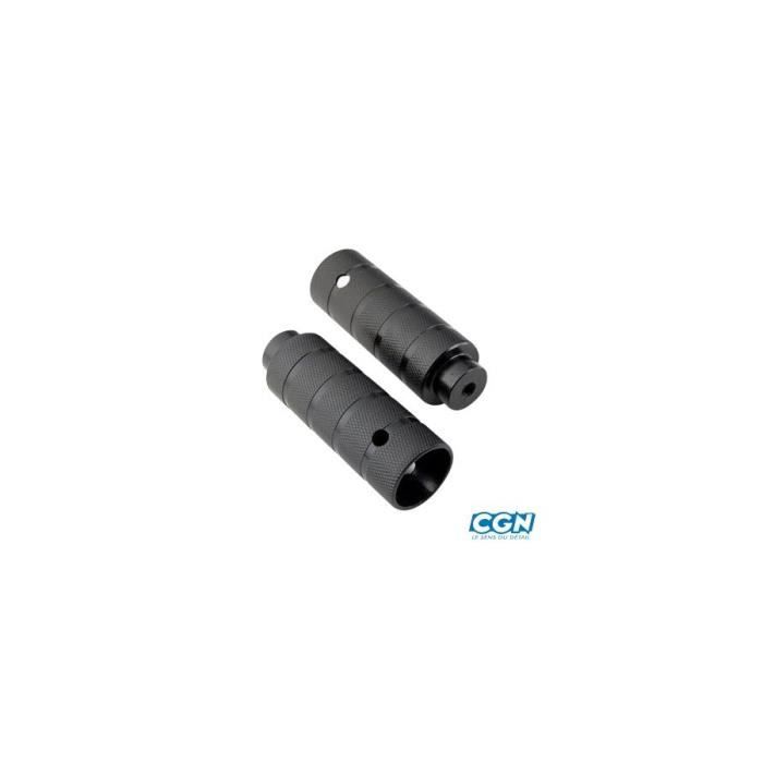 Repose pied bmx atoo filete d40 l110 pour axe de 10 noir (pr)