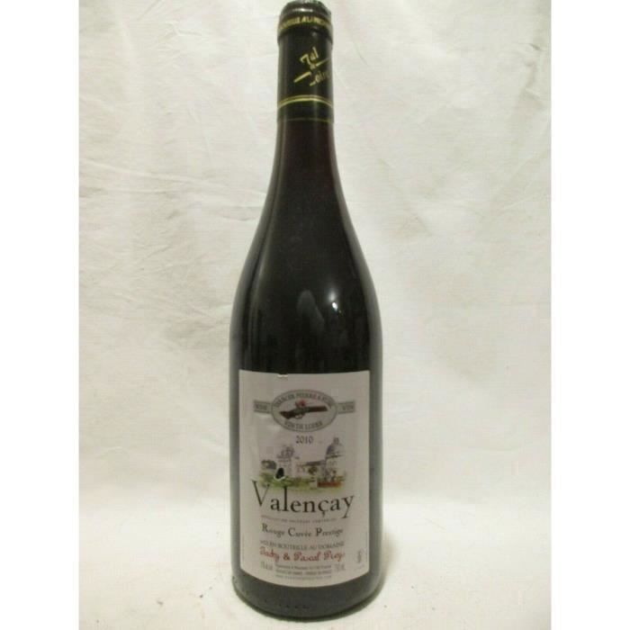 valencay domaine preys cuvée prestige rouge 2010 - loire - centre