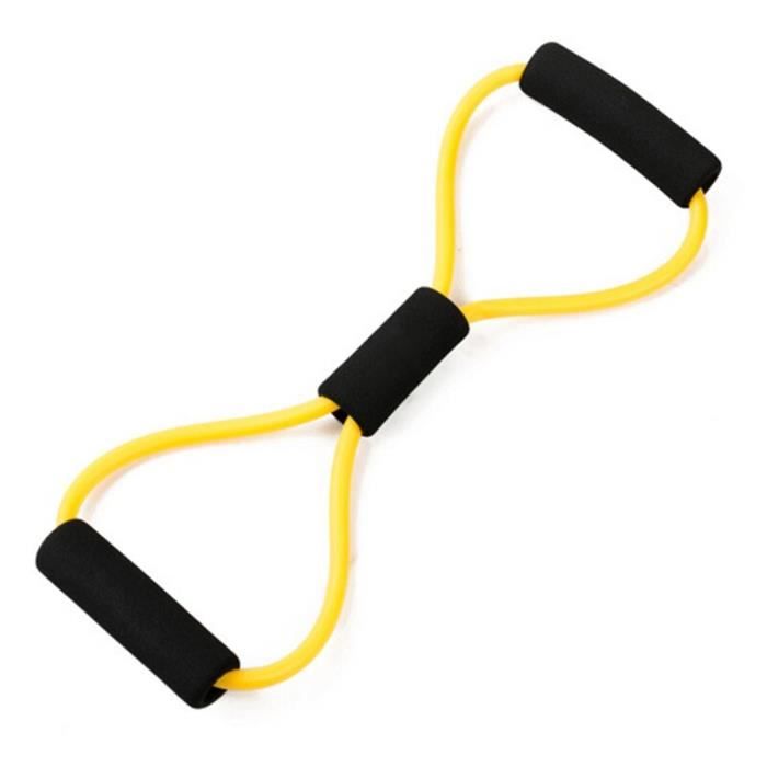 4 cordes de traction élastiques de résistance bande de résistance de rameur d'exercice bandes élastiques d JS5709