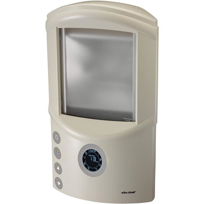 Efbe-Schott, Lampe Bronzante Digitale pour le Haut du Corps, 440 W, 2 Paires de Lunettes de Protection Incluses, Blanc, SC OKB 912 D
