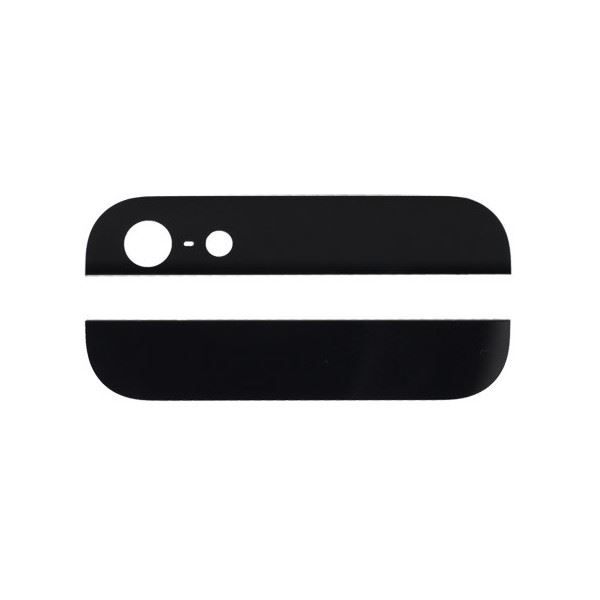 Vitres Arrières Haut et Bas Pour iPhone 5 Noir