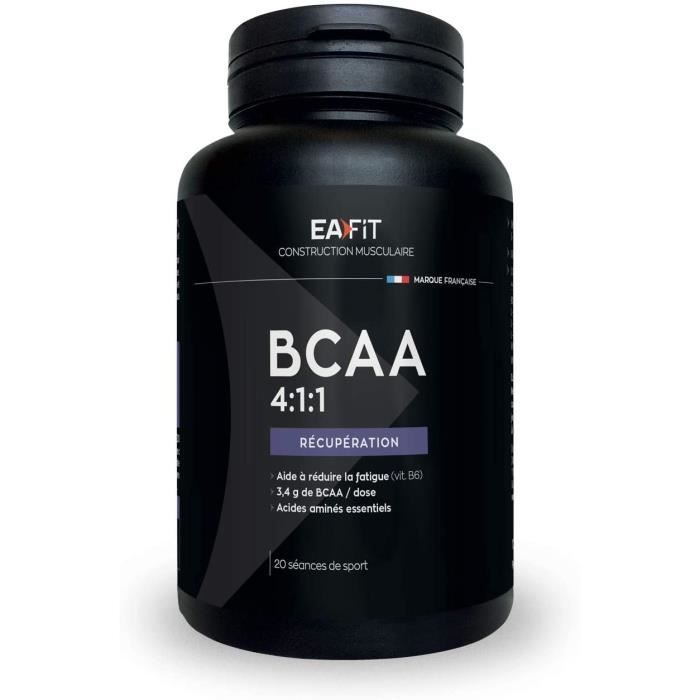 Vitamines, Minéraux Et Compléments - Bcaa 4.1.1 120 Gél Prog 20 Entrainements Croissance Musculaire Protéines Whey Assimilation