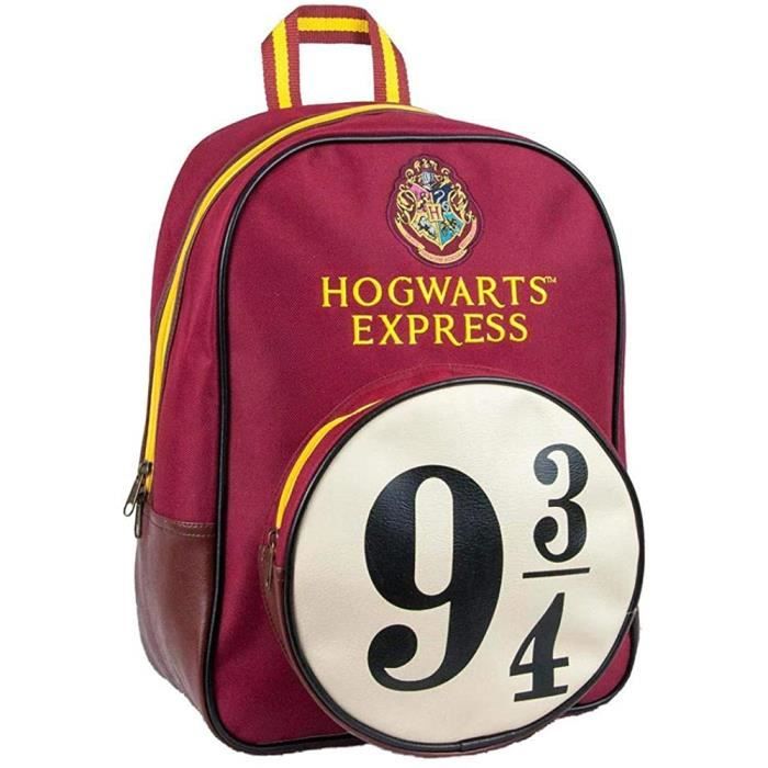 CARTABLEy Sac agrave dos Harry Potter Poudlard Express 9 et 34 rouge taille M360