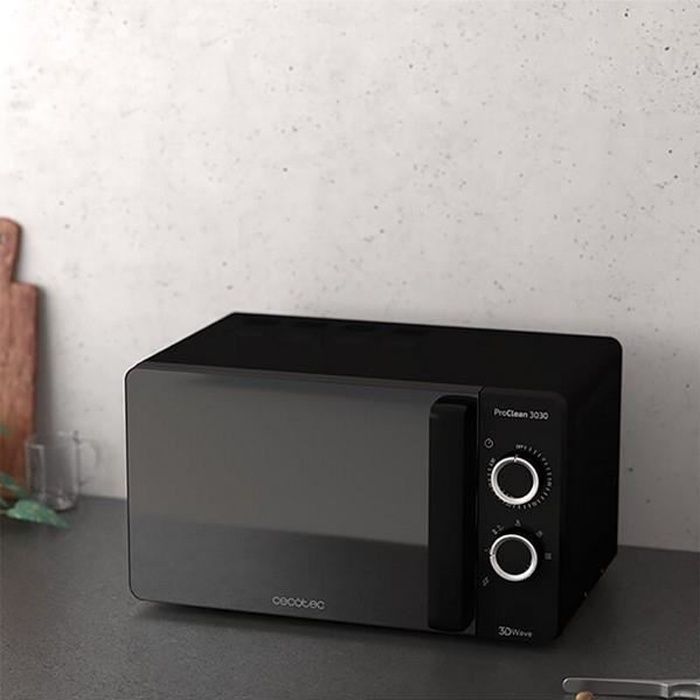 Micro ondes petite taille, 20 L, 6 Modes, 700 W, Noir