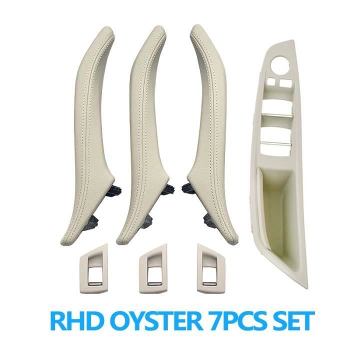 Pièces Auto,RHD accoudoir de porte intérieur de BMW Poignée droite, pour le conducteur, kit de poignées en - Type 7PCS SET OYSTER
