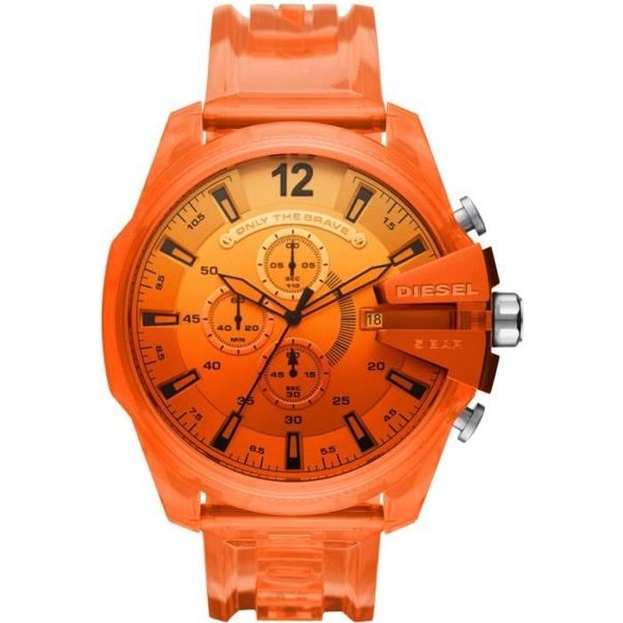 Montre Homme DIESEL en Polyuréthane Orange