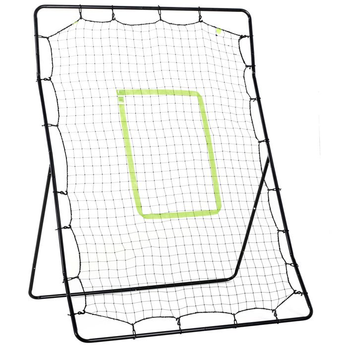 Filet de rebond de baseball 122L x 95l x 172H cm cible et sardines de fixation fournies noir vert 122x95x172cm Noir