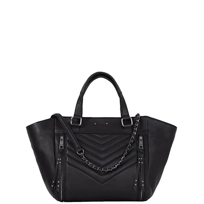 Sac porté main IKKS ref_51276 1440 Noir 40*23*13