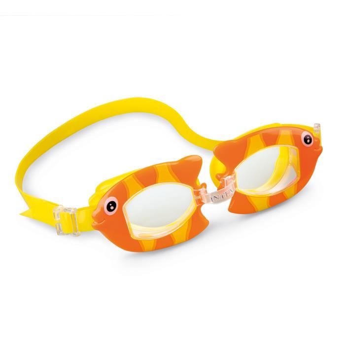 Lunettes de plongée enfant Intex Fun Orange