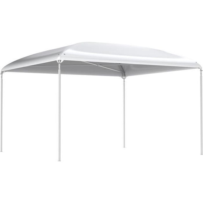 Abri Voiture 5.5x6x3.2m carport Acier autoporté Tente-Garage biplace bâche Camion PVC