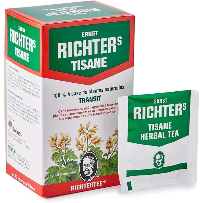 The Et Infusion - Tisane 100% À Base Plantes Naturelles Transit 20