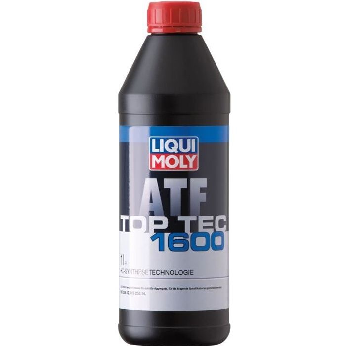 3670 LIQUI MOLY - Huile de boîte de vitesses automatique Top Tec ATF 1600 - 1L