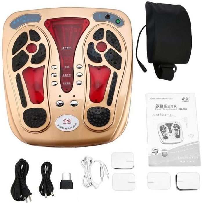 Soins de santé du corps multifonctions Pied Appareil de massage infrarouge onde électromagnétique Pulse Massager Circulation Booster