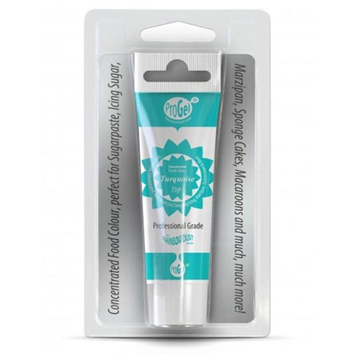 Colorant alimentaire en gel Progel 25 g - Bleu turquoise